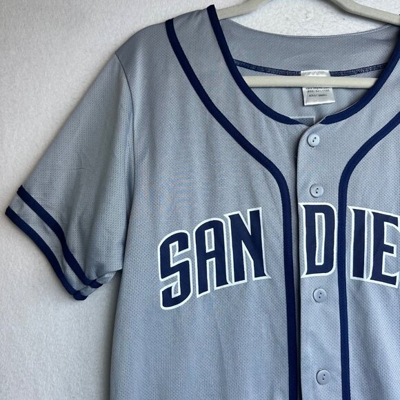 San Diego Padres Gray #16 Street Adult Size Small Jersey Baseball MLB - Picture 2 of 12
